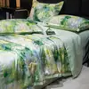 Colcha de verano de seda lavada impresa para Amazon transfronteriza, colcha AC de enfriamiento para aire acondicionado, venta al por mayor de fabricantes de comercio exterior