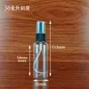 Spot 50 100ml Botella de Plástico PET Transparente Botella con Atomizador Doméstica Portátil Pequeña Botella con Atomizador Botella para Alcohol Loción