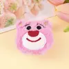 Nuevos Accesorios de Joyería de Oso Fresa de Dibujos Animados Animal Relleno de Algodón Ropa Broche Accesorios Colgante DIY Flores de Mano