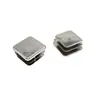 Plugue de tubo quadrado plano de 13*13mm direto da fábrica, plugue de furo de plástico para móveis de galvanoplastia, plugue de tubo quadrado de plástico