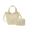 Bolsa de mão vintage de nicho de alta qualidade para mulheres, nova bolsa de ombro tipo balde casual para o início do outono, bolsa de mão retrô simples para o dia a dia para mulheres