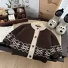 Ropa de abrigo de otoño para niños 2026 nueva colección: suéter cárdigan de punto para niños, top de otoño estilo coreano para bebés niñas
