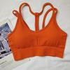 Conjunto de Sujetador Deportivo para Mujer Estampado de Leopardo Correa Delgada Espalda Hermosa Sexy Secado Rápido Transpirable Rodillo de Hierro Ropa Interior de Yoga Chaleco Deportivo