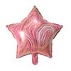 18 polegadas ágata amor coração balão decoração de festa de casamento de aniversário colorido nuvem padrão em forma de coração estrela de cinco pontas balão de filme de alumínio