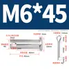 Pasador de Acero Inoxidable 304 con Cabeza Plana y Agujero, Pasador Cilíndrico, Pasador de Posicionamiento Cilíndrico Gb882 con Juego de Pasador de Chaveta