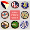 Monedas Conmemorativas Metálicas Personalizadas, Medallas Conmemorativas de Aleación Estéreo Pintadas por Ambos Lados, Fábrica de Personalización de Monedas Conmemorativas de Pegamento Esmaltado Chapado en Oro