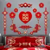 Decoración de habitación de bodas dormitorio sala de estar pared de fondo traje de colección de flores tiradas a mano boda y suministros de boda al por mayor