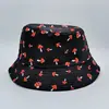 Nuevo Sombrero de Pescador con Patrón de Hongos de Colores de Amazon para Hombres y Mujeres, Sombrero de Sol Casual para Exteriores, Sombrero de Cubo Plegable de Dibujos Animados