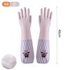 Guantes de Goma, Nitrilo, Ojos Grandes, Estilo Divertido, Forrados de Felpa, para Lavar Platos, Tareas del Hogar, Trabajo en la Cocina, Impermeables, Lavandería, Invierno, Antideslizantes, Engrosados