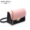 Bolsa Feminina 2019 Nova Moda Primavera e Verão Bolsa Transversal com Corrente Bolsa de Ombro em Couro PU Bolsa para Celular Feminina Bolsa Quadrada Pequena