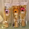 8 de Março Festival da Deusa das Mulheres Dia das Mães Simulação Buquê de Sabonetes Girassol Caixa de Presente de Mão com Flores Combinadas para Presente