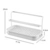 Estante de almacenamiento para tazas de agua, vasos de vidrio, escritorio, doble capa, bandeja para biberones, escurridor, estante nórdico para almacenamiento de tazas de agua