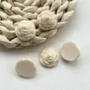 Parche de resina con forma de rosa, accesorio retro de media pastilla y media pieza, hecho a mano, para pendientes, joyería al por mayor