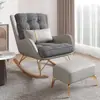 Cadeira de Balanço Preguiçosa, Reclinável, Cadeira de Lazer para Varanda em Casa, Cadeira de Sol de Luxo Leve para Sala de Estar, Sofá Individual Tendência para Adultos