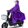 Bicicleta eléctrica de montaña especializada, poncho de lluvia largo para un solo ciclista, adecuado para ir al trabajo, equipo de lluvia para hombres y mujeres, para ciclistas y estudiantes