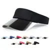 Sombreros Transfronterizos para Hombres y Mujeres, Gorra Visera con Protección Solar, Ala de Plástico, Bloques de Color, Sombrero de Sol Sencillo, Casual y Versátil