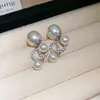 Brincos de Zircônia Estrela Letra Z Pérola Agulha de Prata Fashionable Exquisitos Versáteis Brincos Temperamento Sensação de Luxo Brincos Estilo Frio