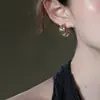 Nuevos Pendientes de Oro Cafetería Estilo Francés de Lujo Ligero para Mujer, Pendientes de Diseño Exclusivo de Gama Alta, Aretes, Nuevo Modelo 2026