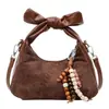 Bolsos para Mujer, Nuevo Estilo Otoño e Invierno 2026, Bolso de Hombro Retro de PU Escarchado, Bolso Cruzado de Color Sólido, Bolso Versátil de Hombro y Axila