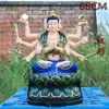 1m Estátua de Doom Yuanjun Doujin Minjun Resina Fibra de Vidro Estátua de Buda Adoração ao Templo 1,46m 1,8m