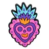 Accesorios de Dibujos Animados del Día de Muertos Mexicano Parche Suave de PVC Accesorios para el Cabello Broche Funda para Teléfono Móvil Calavera Accesorios para Joyería DIY