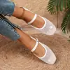 Nuevos Zapatos Planos de Ballet Calados Cómodos y Transpirables para Mujer, Zapatos Mary Jane Cielo Estrellado, Versátiles, Adelgazantes, Primavera/Verano 2026