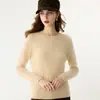 Suéter de Cachemira para Mujer Otoño/Invierno 2026, Tejido de Punto Trenzado Engrosado, Cuello Redondo, Diseño Versátil, Tejido de Lana