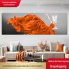 Nova sala de estar pintura decorativa bela mulher figura sofá fundo parede pintura moderna luz luxo figura abstrata mural 2166
