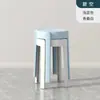Banqueta Giratória Extra Grossa Doméstica Sala de Estar Banqueta Alta Empilhável Moderna Minimalista Banqueta Redonda Plástico Banqueta Alta Cadeira de Mesa de Jantar
