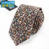 Moda Europea y Americana para Hombre Corbata Formal Patrón Paisley Estrecha Vintage Casual Versátil Corbata para Mujer