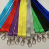 Artículos en stock Cordón de poliéster Doble pinza de langosta Pedido mínimo de 10 piezas Soporte para logo Trabajo de transferencia térmica Cordón para credencial de identificación