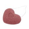 En stock puff facial limpiador en forma de corazón liofilizado esponja para lavar la cara limpieza facial puff desmaquillante algodón para lavar la cara puff konjac para lavar la cara fabricante