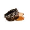 Sombrero de Verano para Mujer Vacaciones en la Costa Sombrero de Playa Sombrero para el Sol Moda Estampado de Leopardo Estilo Coreano Viaje al Aire Libre Sombrero para el Sol para Hombre