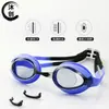 Gafas de Natación para Niños HD Antivaho y Gorro de Natación Set Gafas de Natación de Silicona Dibujos Animados Fabricante Venta Caliente Transfronteriza