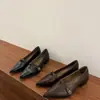 Zapatos de Tacón Bajo para Mujer para Ir al Trabajo 2026 Tendencia Primavera-Otoño Retro Francés Casual Tacón Grueso Moda Mary Jane Zapatos de Piel