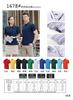 Camisa Polo de Algodón con Cuello Solapa Camiseta para Hombre Uniforme de Grupo de Trabajo Camisa con Logo Impreso Cuello de Camisa Tira Reflectante Manga Corta