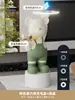 Alemania 2026 Nuevo Modelo Fabricante Oso Violento Adorno Grande De Pie Celebridad de Internet Alto Gama Elegante Doble Bandeja Regalo de Inauguración para Invitados