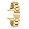 Adequado para Iwatch10Se9 Pulseira de Relógio de Metal com Fivela Dupla de Encaixe Aço Inoxidável Três Contas Maçã S11 Pulseira de Cintura Pequena para Mulheres