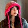 Chapéu de pescador de pelúcia quente novo para outono e inverno, moda coreana feminina, chapéu de balde de tricô com costura listrada, chapéu de balde de lã