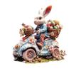 Adorno de escritorio acrílico de conejo de Pascua clásico transfronterizo con temática animal multiusos.