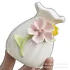 Flores de Cerámica Recogidas a Mano, Mini Jarrones Hidropónicos Creativos, Mesas de Café, Recipientes Pequeños para Flores Frescas, Adornos Decorativos, Arreglos Florales para Sala de Estar