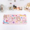 Ins desenhos animados grande impermeável urso pequeno coelho mesa tapete mouse pad estudante dormitório desktop mat bonito coração da menina