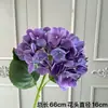 Combinação de rosa roxo escuro e hortênsia flores artificiais para decoração de casamento, arranjo floral e materiais DIY