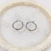 Nuevos Pendientes de Acero de Titanio de Moda a Precio Especial para Mujer Diseño Minimalista Exquisitos Pendientes Personalizados de Alta Calidad con Conservación del Color Pendientes de Diamantes Completos