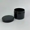 Directo de fábrica 83 dientes 250ml frasco PET marrón botella de plástico blanco transparente negro botella de crema frasco para mascarilla