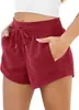 Pantalones Cortos Deportivos Casuales Transfronterizos Versátiles de Pierna Recta Holgados 2025 para Fitness, Correr, Alargar Piernas, Yoga, Transpirables, de Cintura Alta