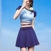 Traje de Banho Esportivo Feminino Duas Peças Estilo Novo 2026, Conservador, Emagrecedor, Cobre a Barriga, Adequado para Meninas Jovens e Estudantes, Roupa de Banho para Fontes Termais