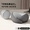 Almofada de pescoço portátil para viagem ao ar livre, almofada em forma de U para dormir em aviões, almofada de suporte para o pescoço, almofada de pescoço compacta e respirável de espuma de memória