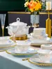 Cuenco de sopa de cerámica de doble asa de Jingdezhen para uso doméstico, modelo nuevo 2025, tamaño grande con tapa, lujoso recipiente para sopa
