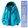 Chaqueta 3 en 1 para Mujer 2026 Nueva Primavera/Otoño Exterior Cortavientos Impermeable Trekking en el Tíbet Ropa de Abrigo para Montañismo